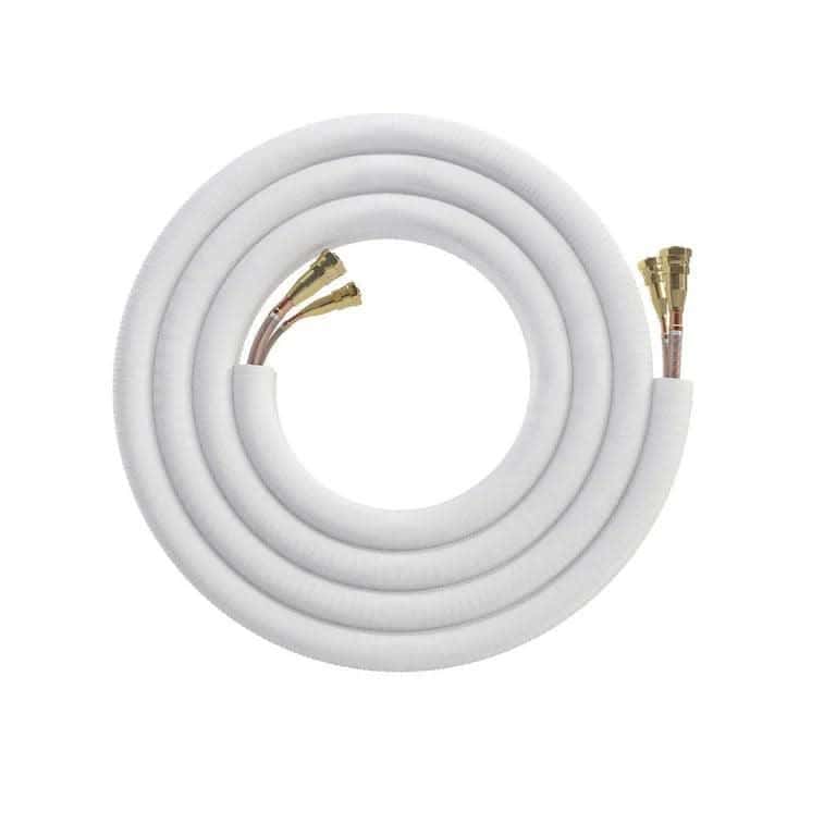 MRCOOL 15 ft. Pre-Charged 3/8″ x 3/4″ No-Vac Quick Connect Line Set for ...